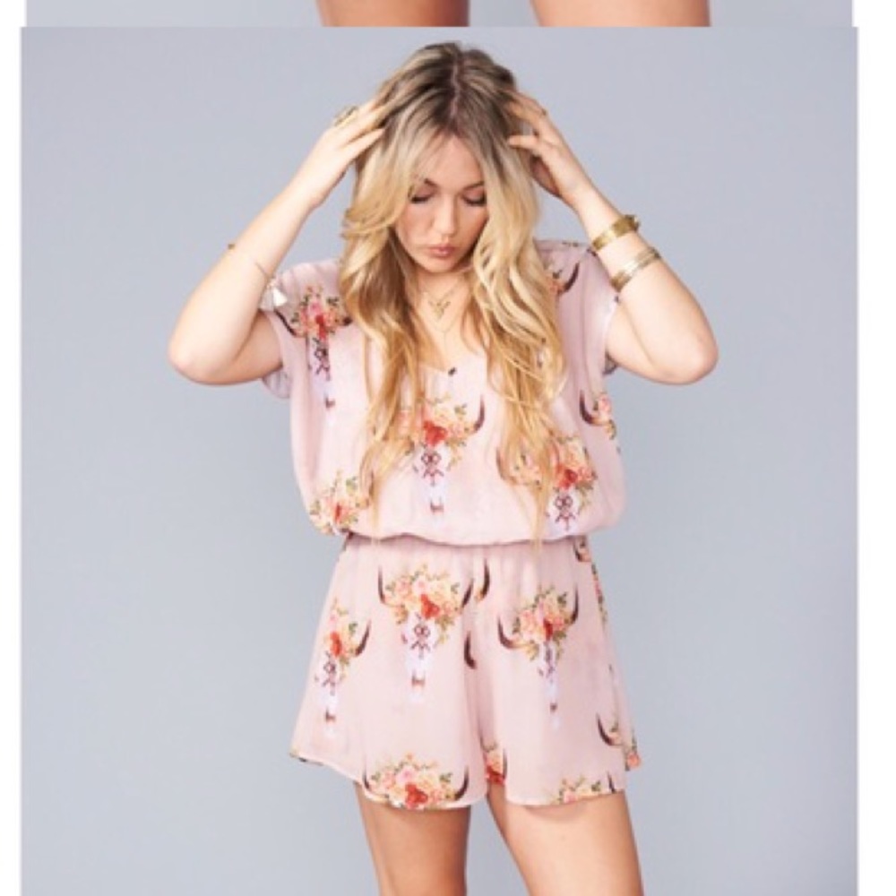 Show Me Your MuMu Desert Rose Rowdy Romper